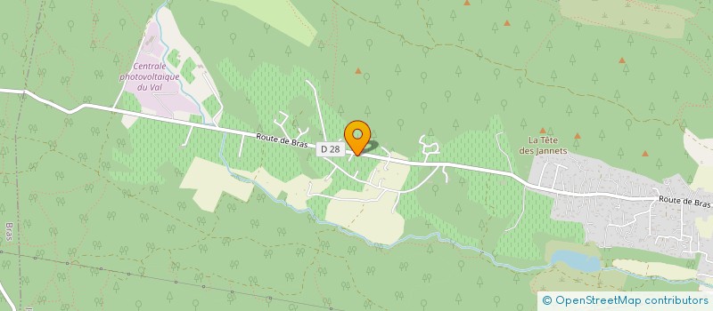 localisation de l'entreprise SCI LE VAL  LE VAL