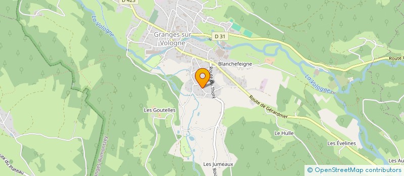 localisation de l'entreprise SCI LE VAL  GRANGES-AUMONTZEY