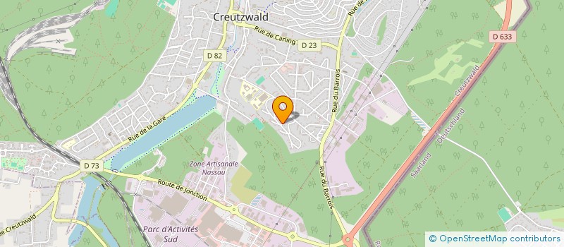 localisation de l'entreprise SCI LE VAL D'ETZLING  CREUTZWALD