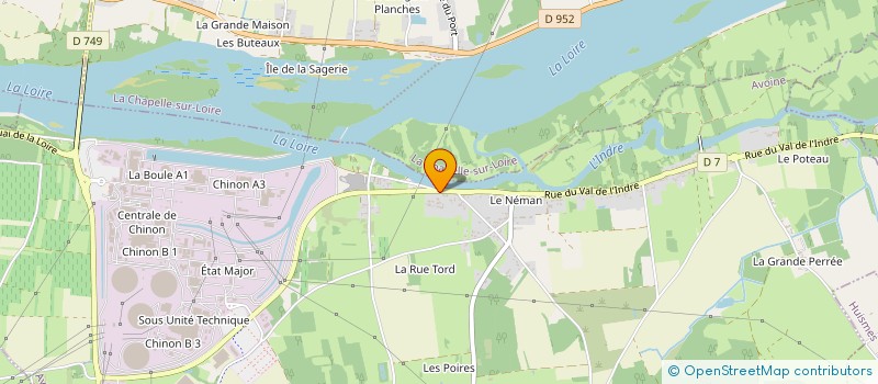 localisation de l'entreprise SCI LE VAL DE L'INDRE à AVOINE