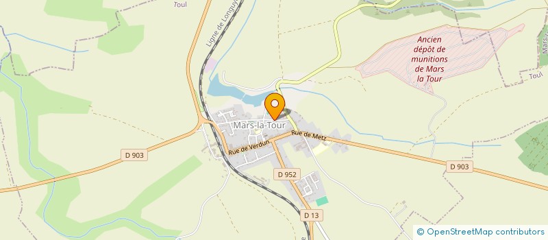 localisation de l'entreprise SCI LE VAL DE SEILLE  MARS-LA-TOUR