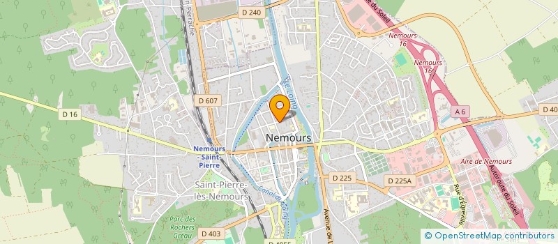 localisation de l'entreprise SCI LE VAL DES COULEURS  NEMOURS