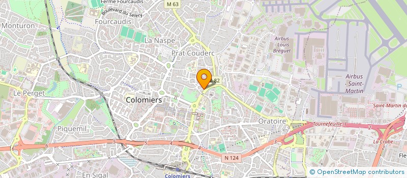 localisation de l'entreprise SCI LE VAL FLEURI à COLOMIERS
