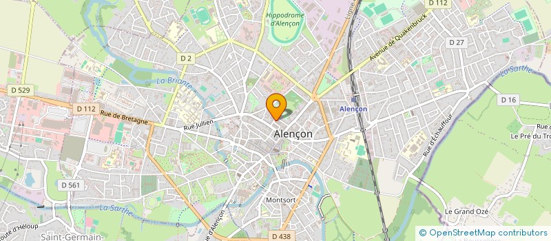 localisation de l'entreprise SCI LE VAL FLEURY à ALENCON