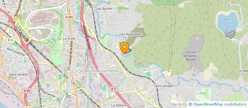 localisation de l'entreprise SCI LE VAL HEUREUX à MARSEILLE