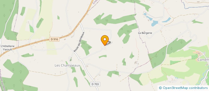localisation de l'entreprise SCI LE VAL HUNOU à LES CHAMPEAUX