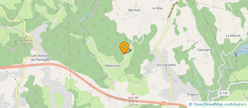 localisation de l'entreprise SCI LE VAL PRIVAS  SAINTE FEREOLE