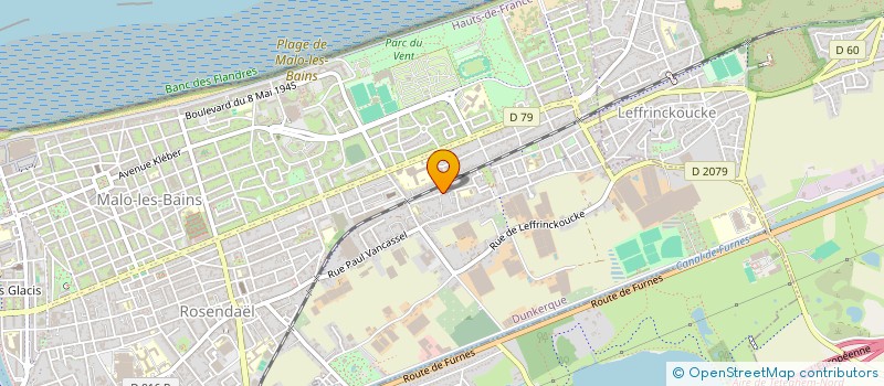 localisation de l'entreprise SCI LE VAL ROSEN à DUNKERQUE