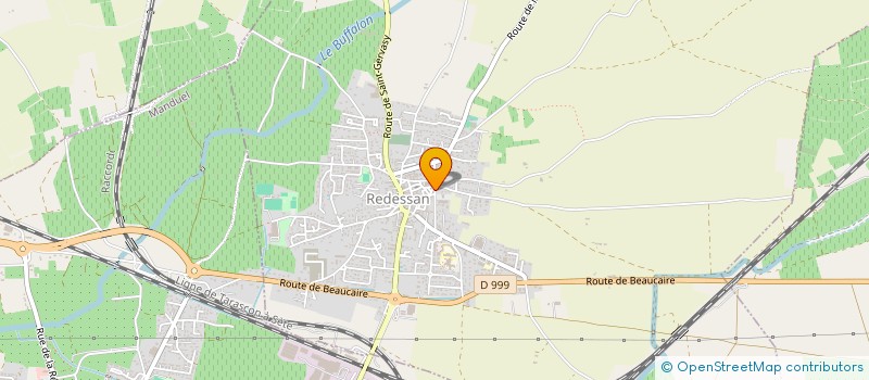 localisation de l'entreprise SCI LE VALATET  REDESSAN