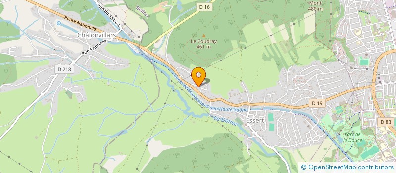 localisation de l'entreprise SCI LE VALENCIENNES à ESSERT