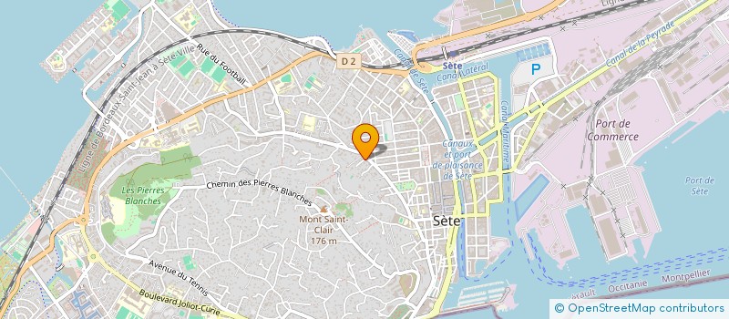 localisation de l'entreprise SCI LE VALERY  SETE