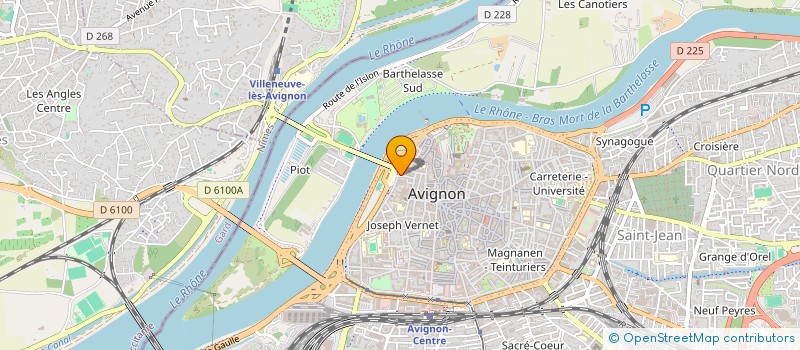 localisation de l'entreprise SCI LE VALGAUDEMAR  LE PONTET