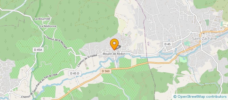 localisation de l'entreprise SCI LE VALLAT  AURIOL