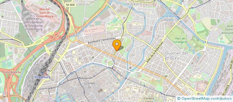 localisation de l'entreprise SCI LE VALLAURIS  STRASBOURG