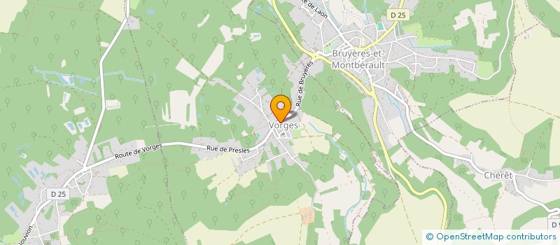 localisation de l'entreprise SCI LE VALLEMONT à VORGES