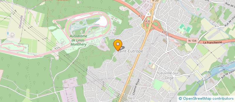localisation de l'entreprise SCI LE VALLET à LINAS