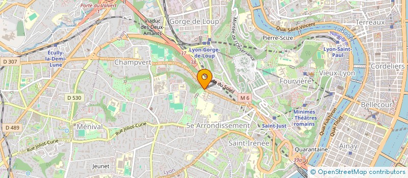 localisation de l'entreprise SCI LE VALLON 04  LYON