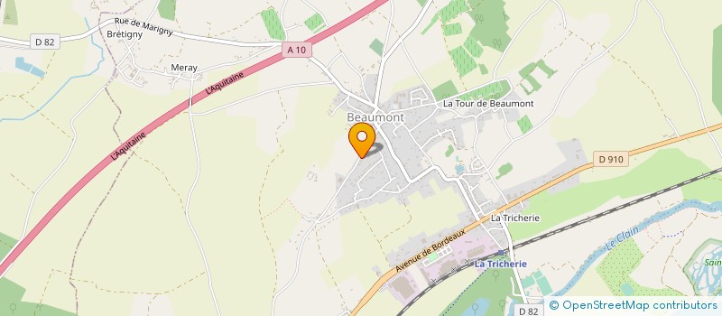 localisation de l'entreprise SCI LE VALLON 2  BEAUMONT SAINT-CYR