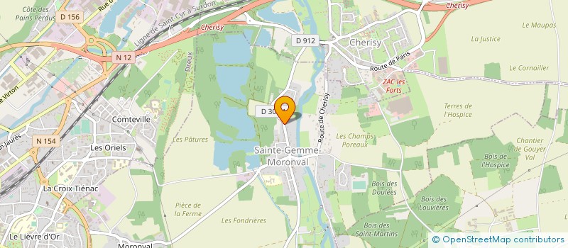 localisation de l'entreprise SCI LE VALLON à CHERISY