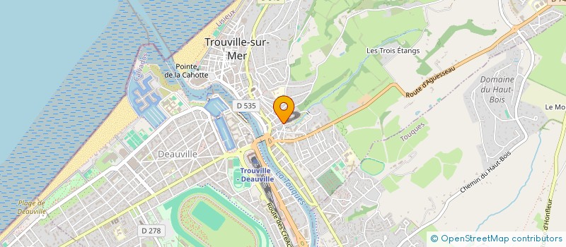 localisation de l'entreprise SCI LE VALLON à TROUVILLE-SUR-MER