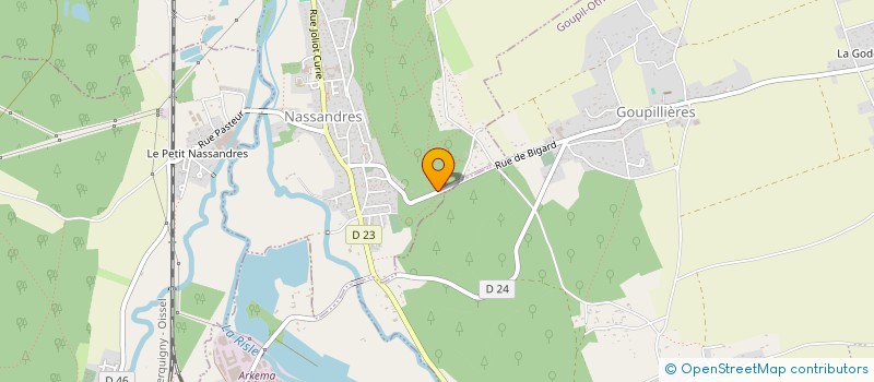 localisation de l'entreprise SCI LE VALLON à NASSANDRES SUR RISLE