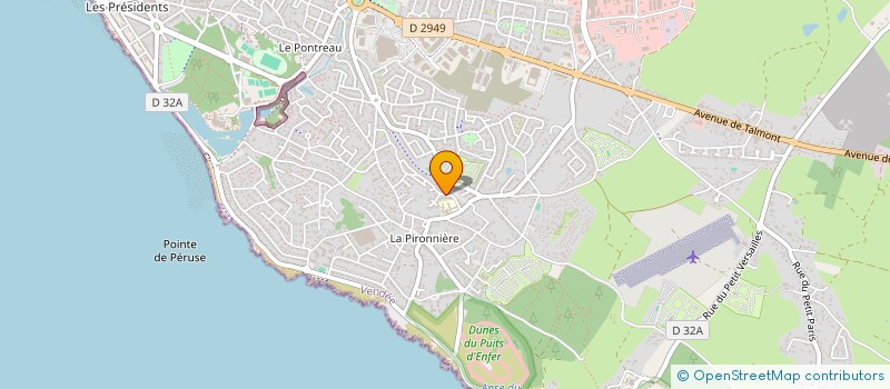 localisation de l'entreprise SCI LE VALLON à LES SABLES D'OLONNE