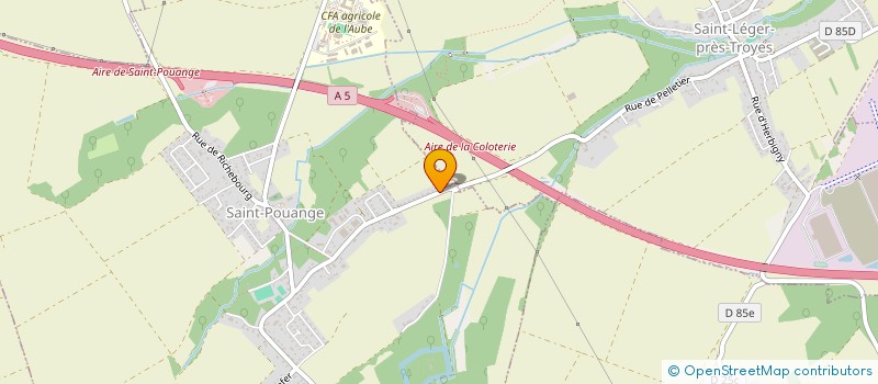 localisation de l'entreprise SCI LE VALLON  SAINT-POUANGE