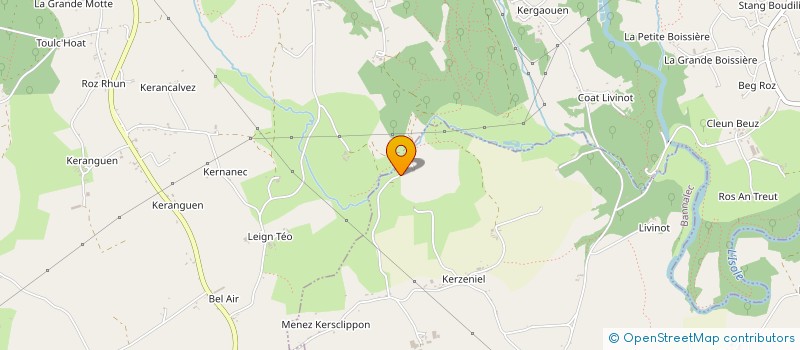 localisation de l'entreprise SCI LE VALLON  BANNALEC