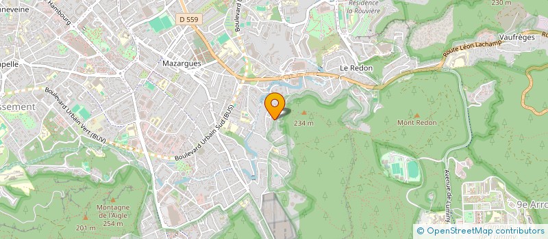 localisation de l'entreprise SCI LE VALLON à MARSEILLE