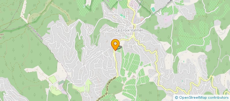 localisation de l'entreprise SCI LE VALLON FLEURI à LA CROIX-VALMER