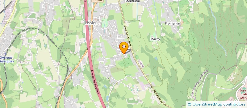 localisation de l'entreprise SCI LE VALLONNET  LISSIEU