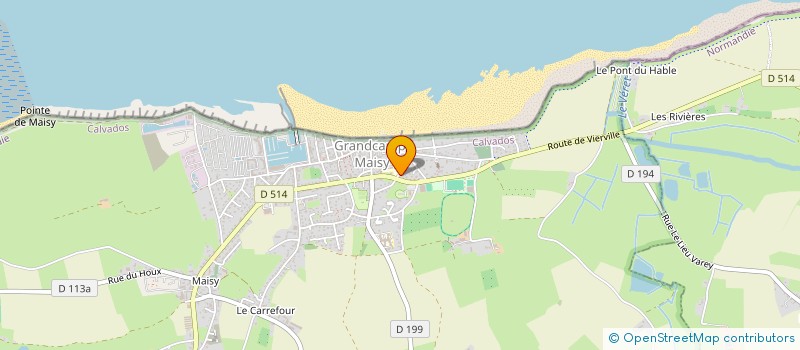 localisation de l'entreprise SCI LE VALPIERRE  GRANDCAMP-MAISY