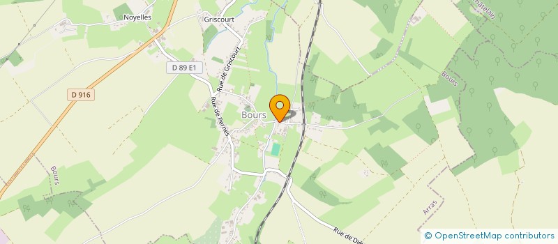 localisation de l'entreprise SCI LE VALTIN  BOURS