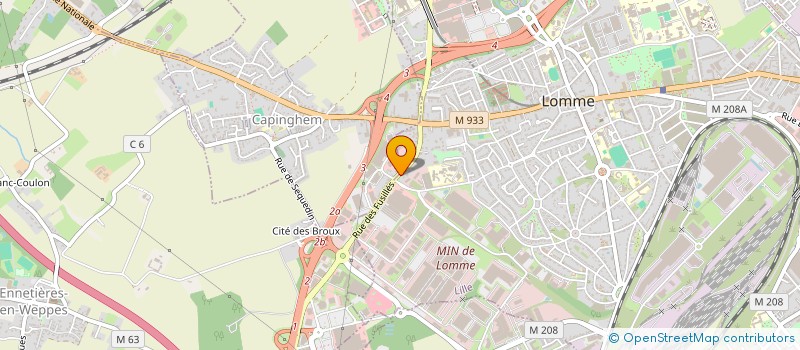 localisation de l'entreprise SCI LE VANEOU à LILLE