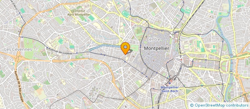 localisation de l'entreprise SCI LE VANNEAU à MONTPELLIER