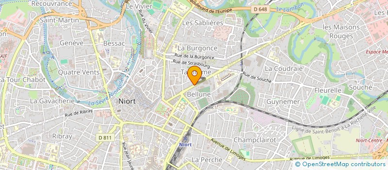 localisation de l'entreprise SCI LE VANNEAU à NIORT