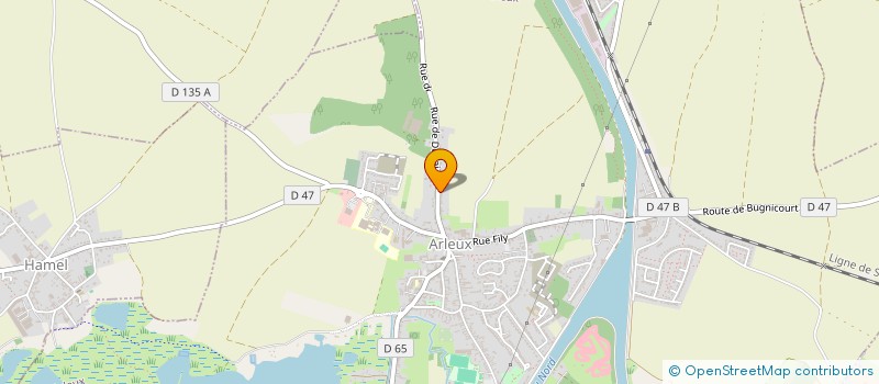 localisation de l'entreprise SCI LE VARLET  ARLEUX