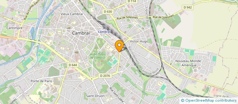 localisation de l'entreprise SCI LE VAUBAN à CAMBRAI