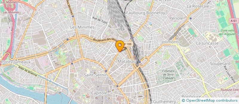 localisation de l'entreprise SCI LE VAUBAN  TOULOUSE