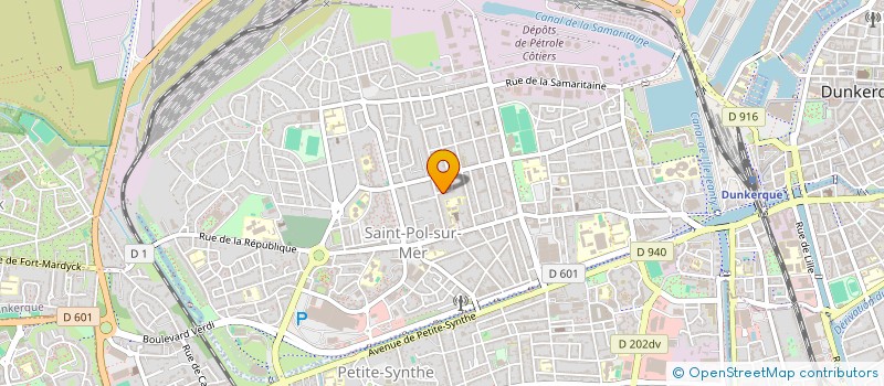 localisation de l'entreprise SCI LE VAUBAN à DUNKERQUE