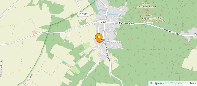 localisation de l'entreprise SCI LE VAUDEUX  LE VAUDOUE