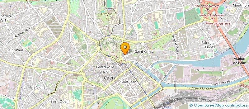 localisation de l'entreprise SCI LE VAUGUEUX à CAEN