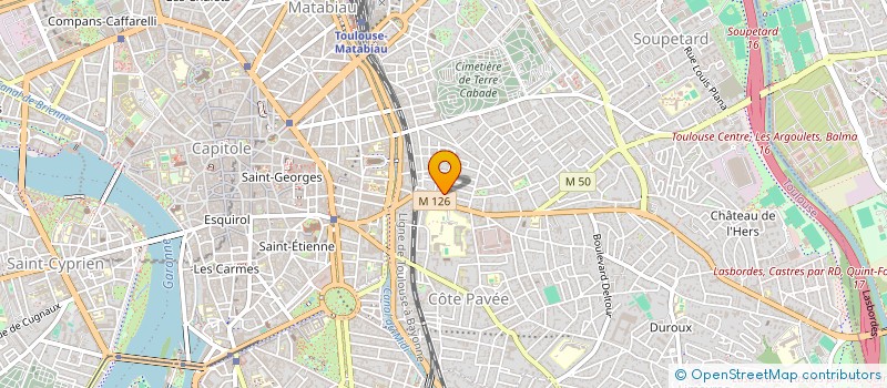 localisation de l'entreprise SCI LE VAUX à TOULOUSE