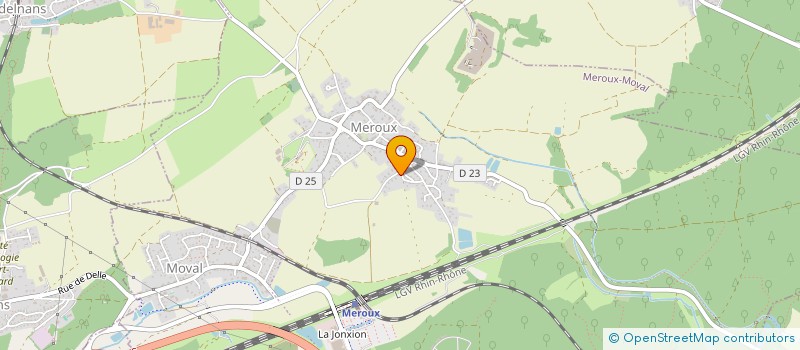 localisation de l'entreprise SCI LE VELOIS à MEROUX-MOVAL