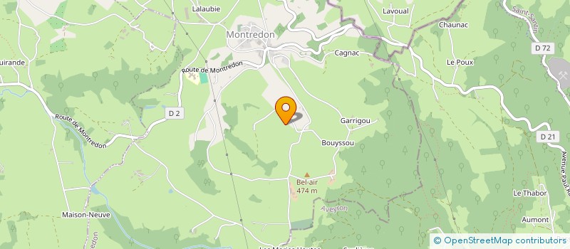 localisation de l'entreprise SCI LE VENASQUE CF  MONTREDON