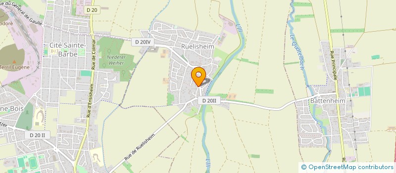 localisation de l'entreprise SCI LE VENEZE  ROSHEIM