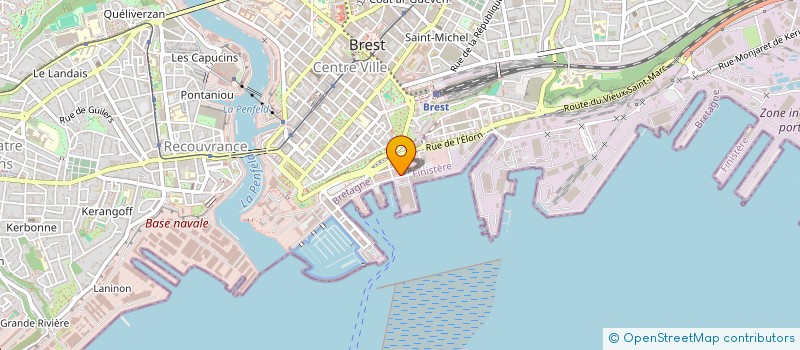 localisation de l'entreprise SCI LE VENT EN POUPE  BREST