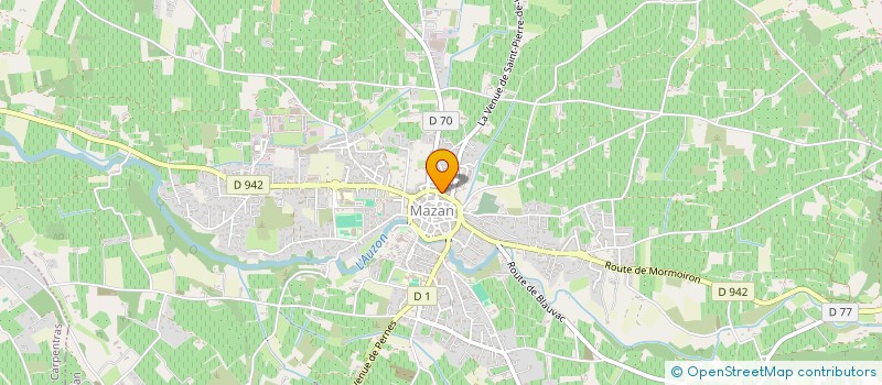 localisation de l'entreprise SCI LE VENTOUX  MAZAN