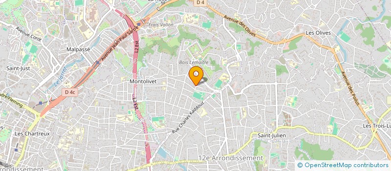 localisation de l'entreprise SCI LE VERDI à MARSEILLE