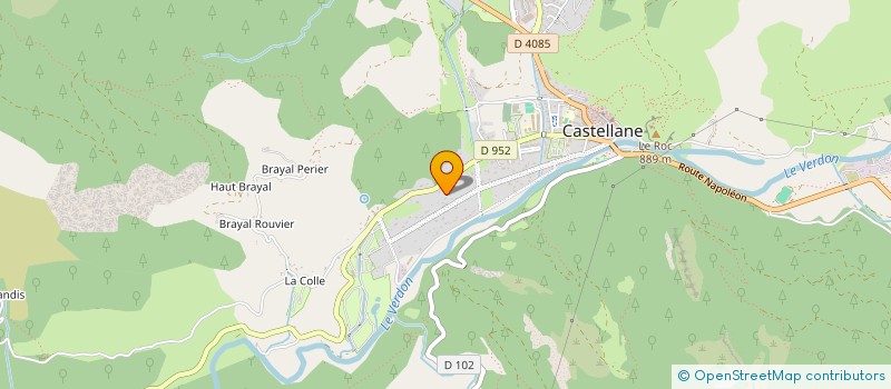 localisation de l'entreprise SCI LE VERDON à LA PALUD-SUR-VERDON